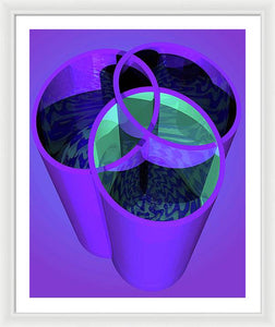 Purple Trinity - Framed Print