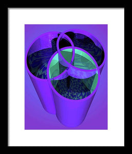 Purple Trinity - Framed Print