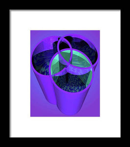 Purple Trinity - Framed Print