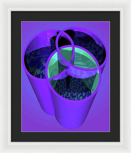 Purple Trinity - Framed Print