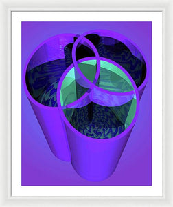 Purple Trinity - Framed Print