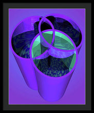 Load image into Gallery viewer, Purple Trinity - Framed Print