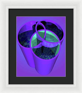 Purple Trinity - Framed Print