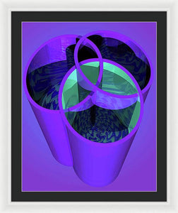 Purple Trinity - Framed Print