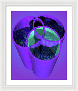 Purple Trinity - Framed Print