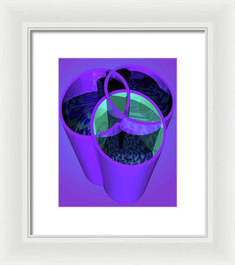 Purple Trinity - Framed Print