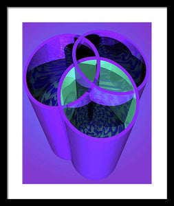 Purple Trinity - Framed Print