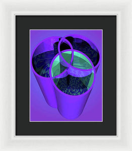 Purple Trinity - Framed Print