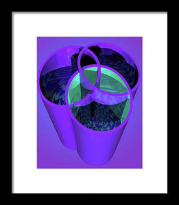 Purple Trinity - Framed Print