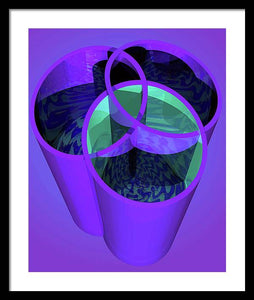 Purple Trinity - Framed Print