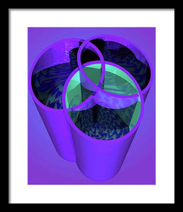 Purple Trinity - Framed Print