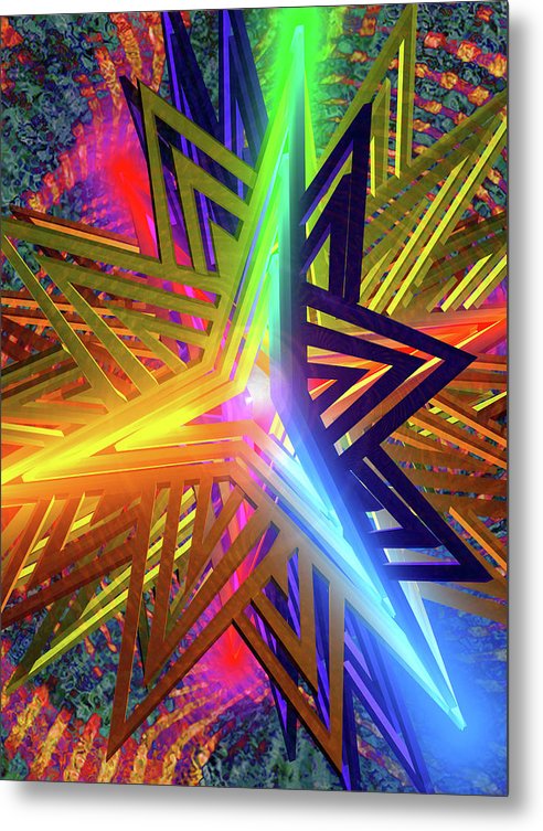 Star of David - Metal Print