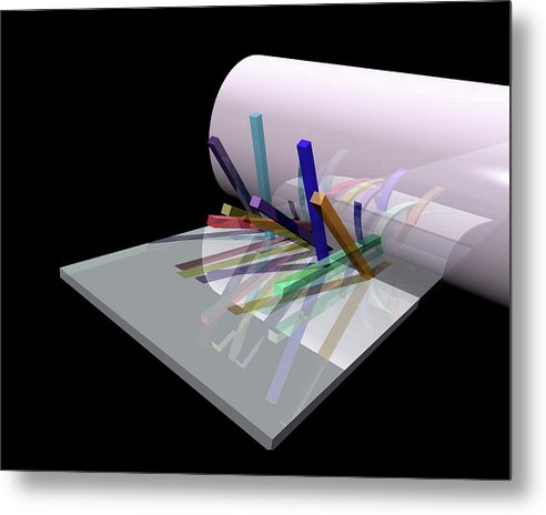 Tube Colours - Metal Print