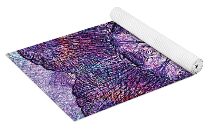 Water Iris Mandala - Yoga Mat